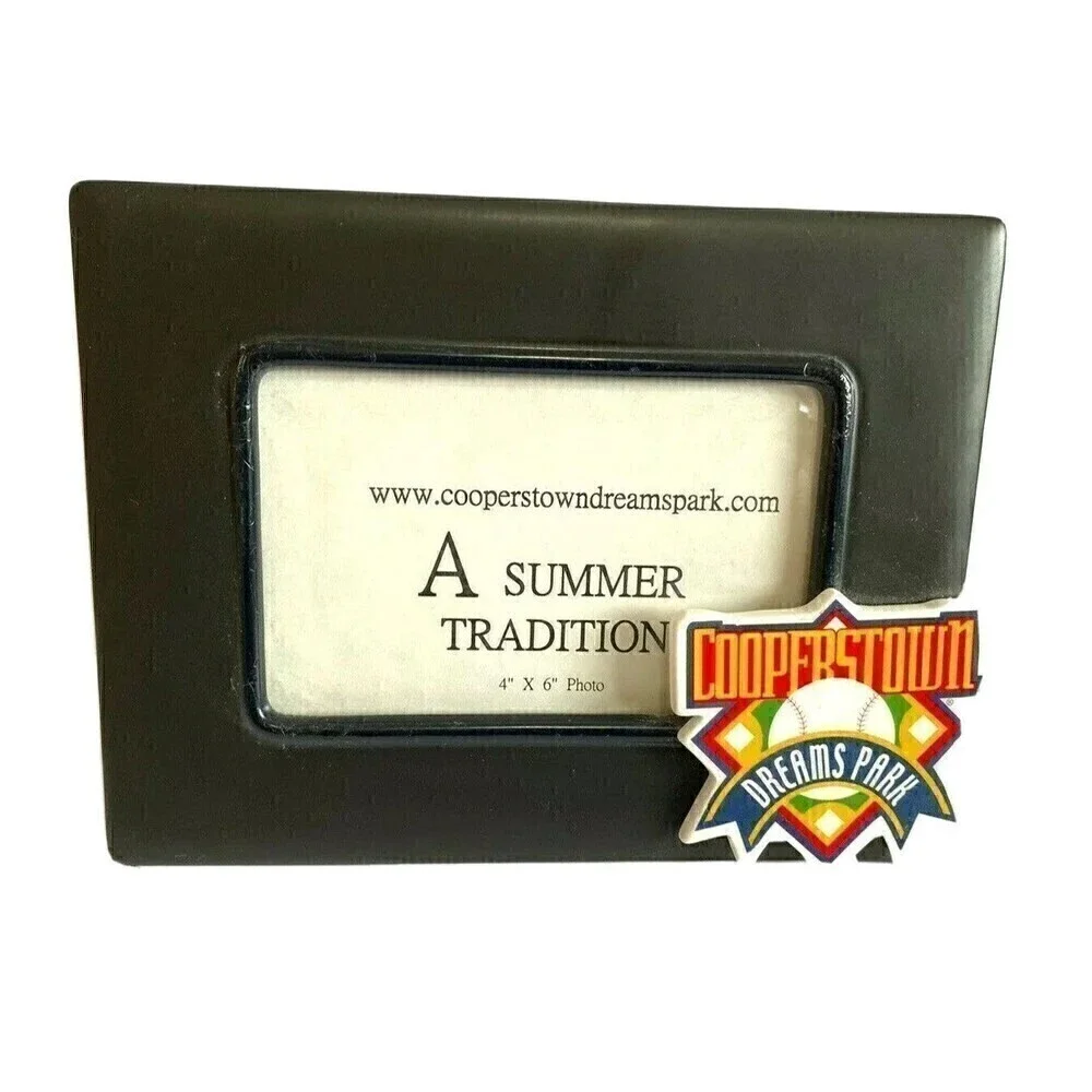 Cooperstown Baseball Frame 4 x 6 Black Boys Summer MLB Dreams Park Photo Enamel